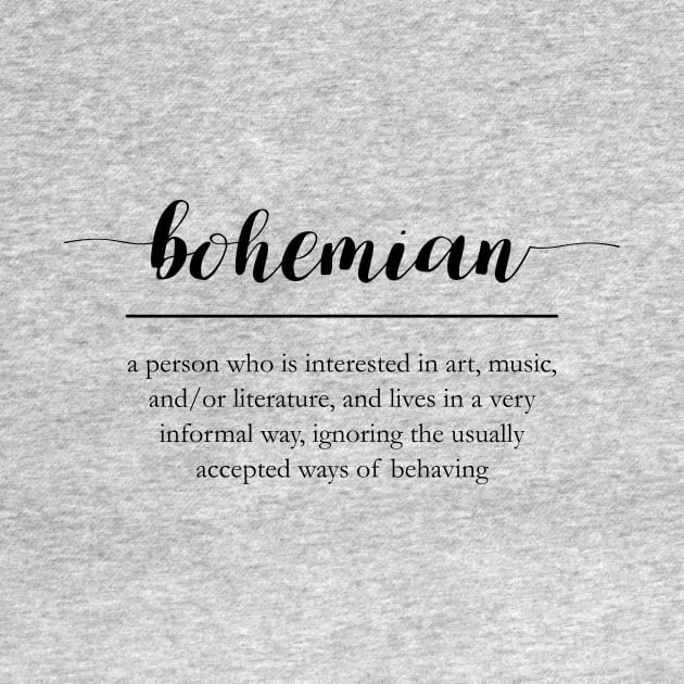 Bohemian word definition by hedehede